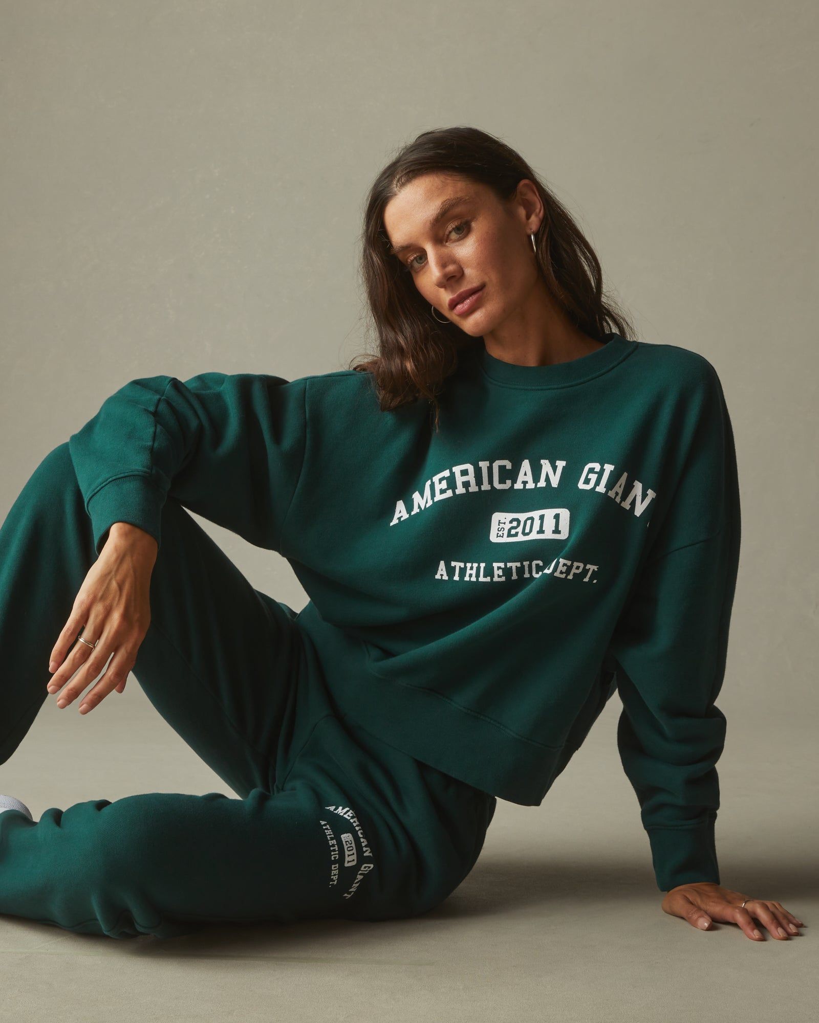 Collegiate Graphic Sweatpant - Dress Navy sold by American Giant product image thumbnail 4