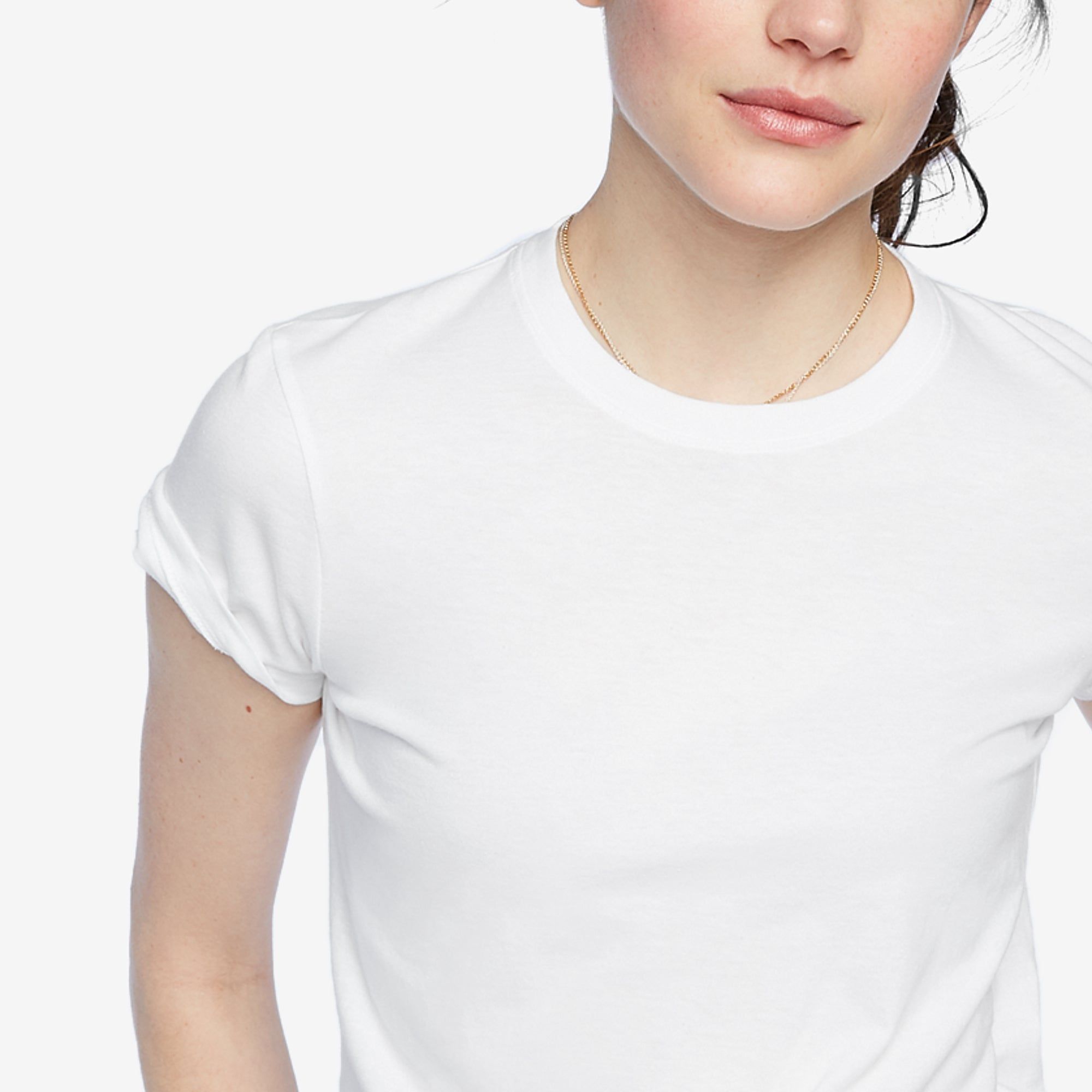 Classic Cotton Crew Tee - White sold by American Giant product image thumbnail 4
