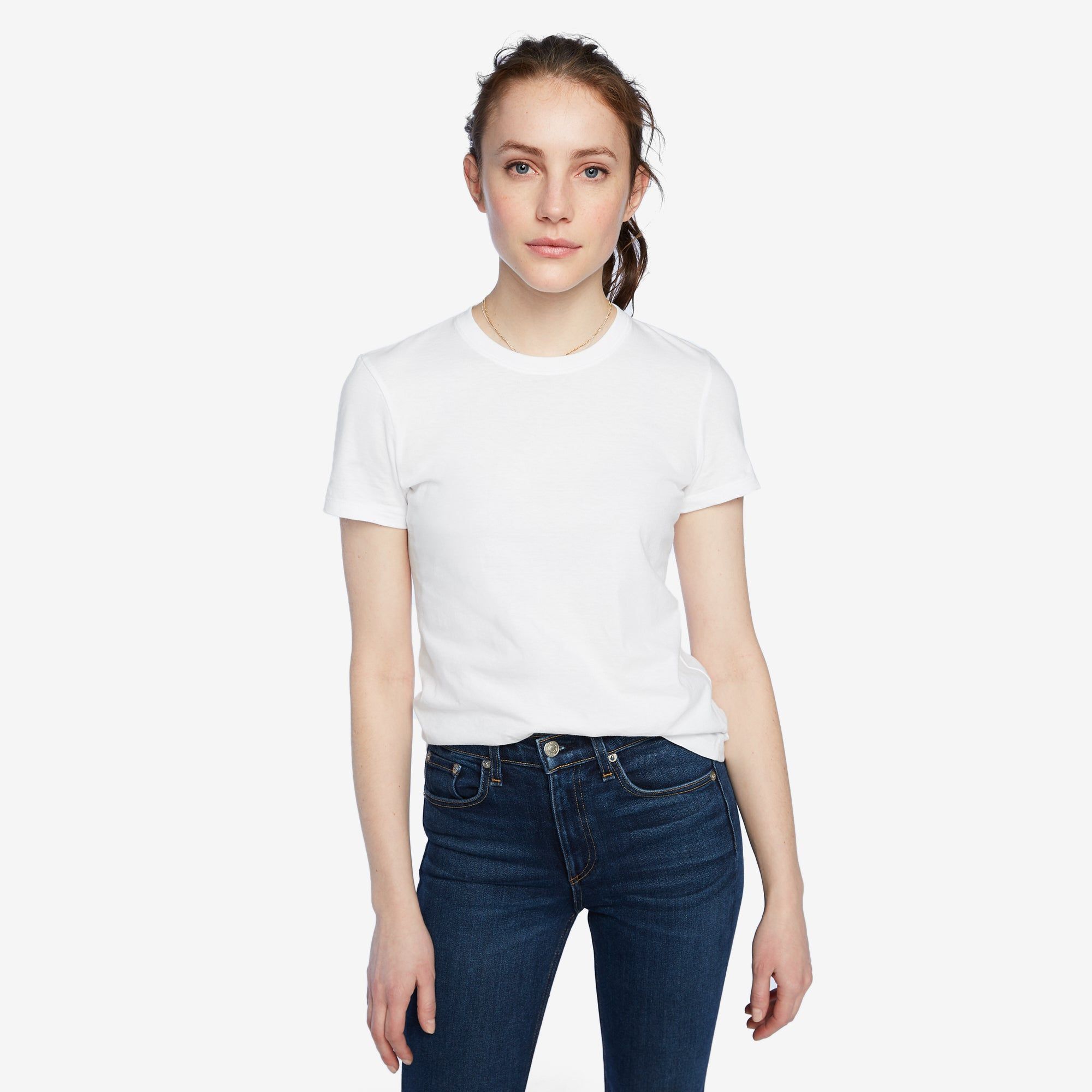Classic Cotton Crew Tee - White sold by American Giant