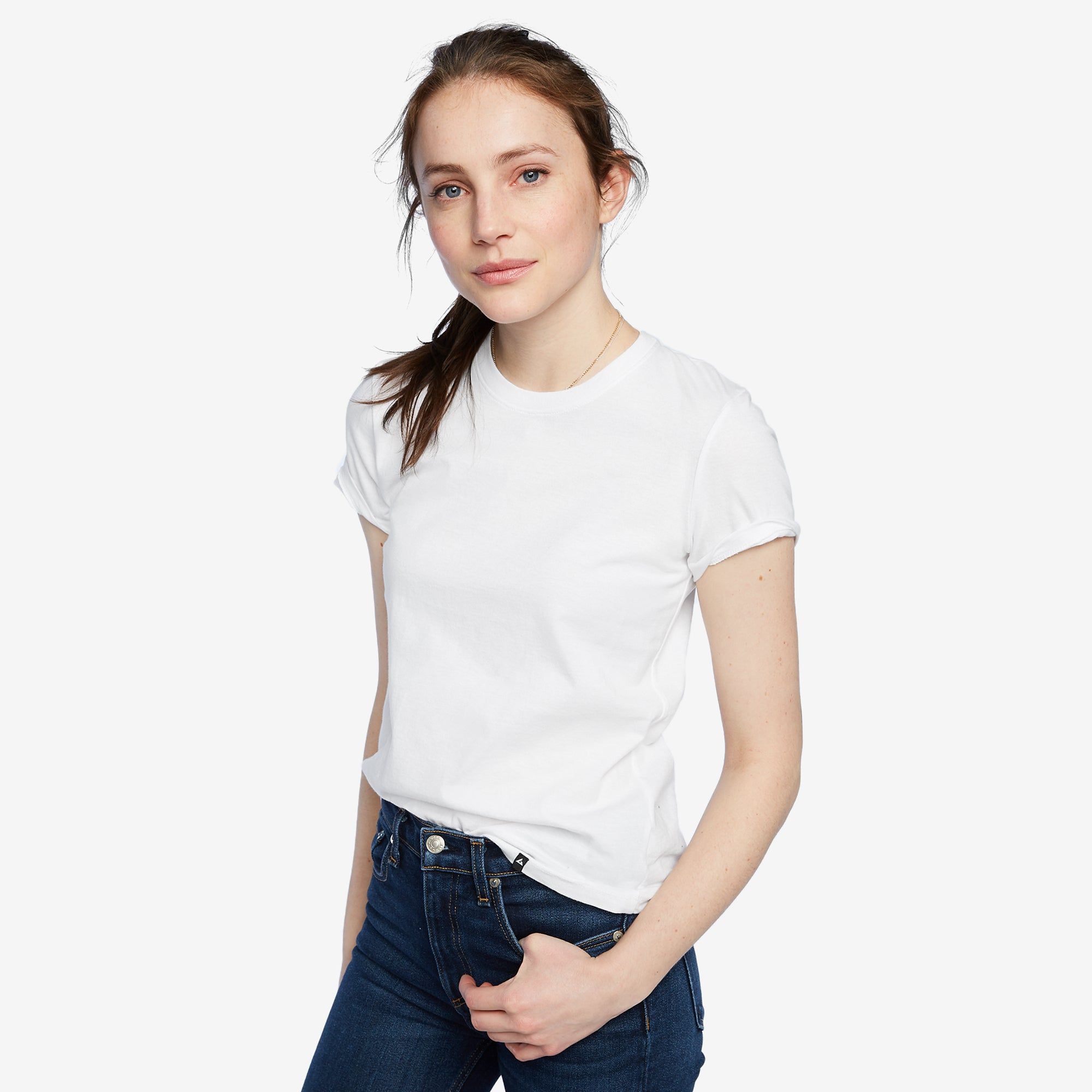 Classic Cotton Crew Tee - White sold by American Giant product image thumbnail 6