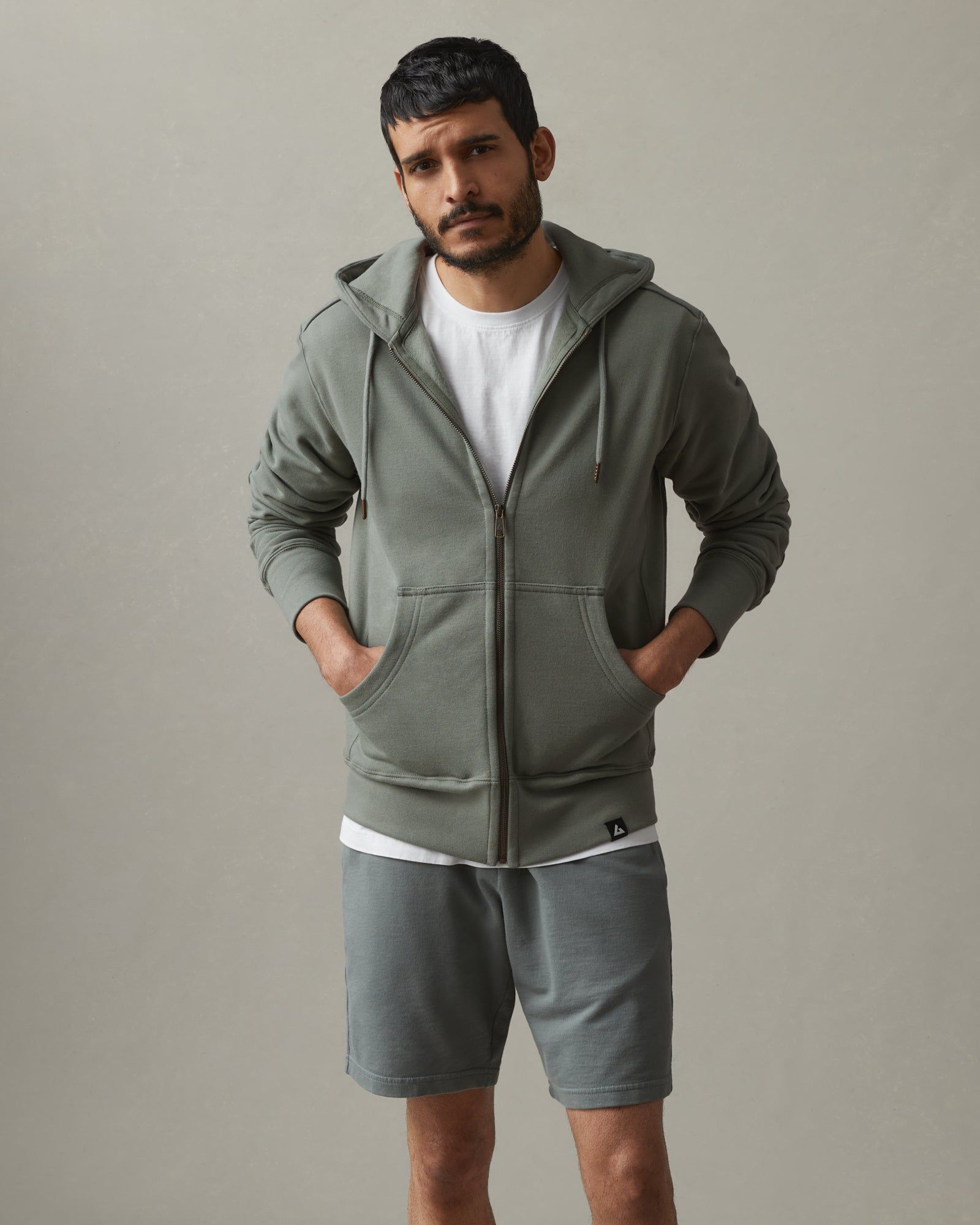 Classic Full Zip - Agave Green sold by American Giant product image thumbnail 5
