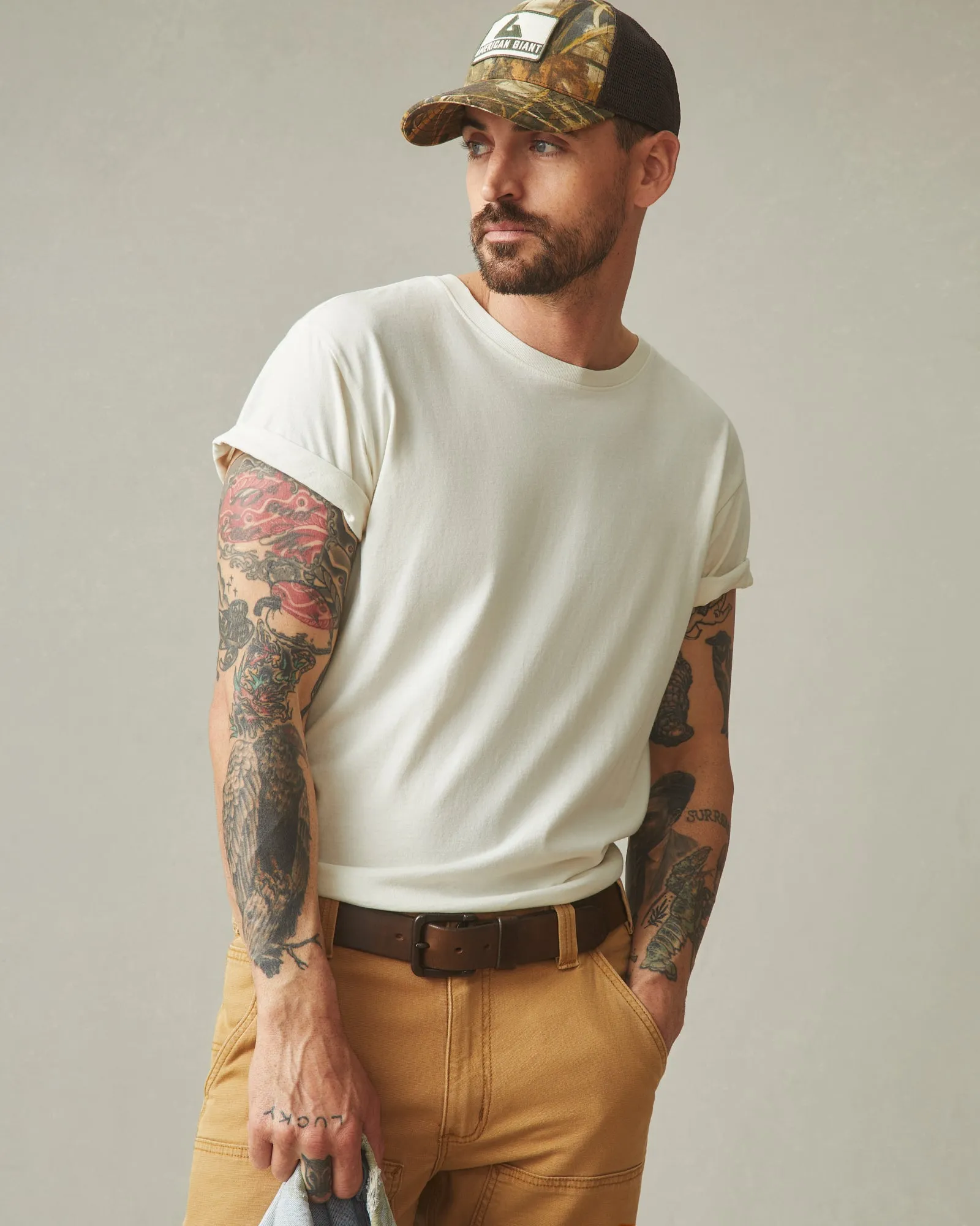 Classic Cotton Crew Tee - Turtledove sold by American Giant product image thumbnail 4