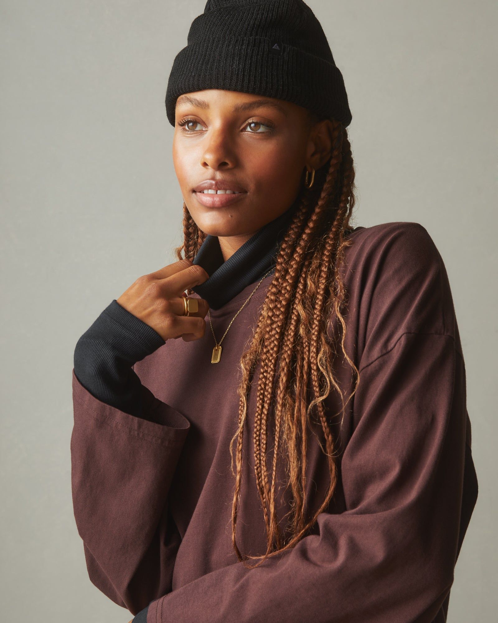 Rib Turtleneck - Meteorite sold by American Giant product image thumbnail 4