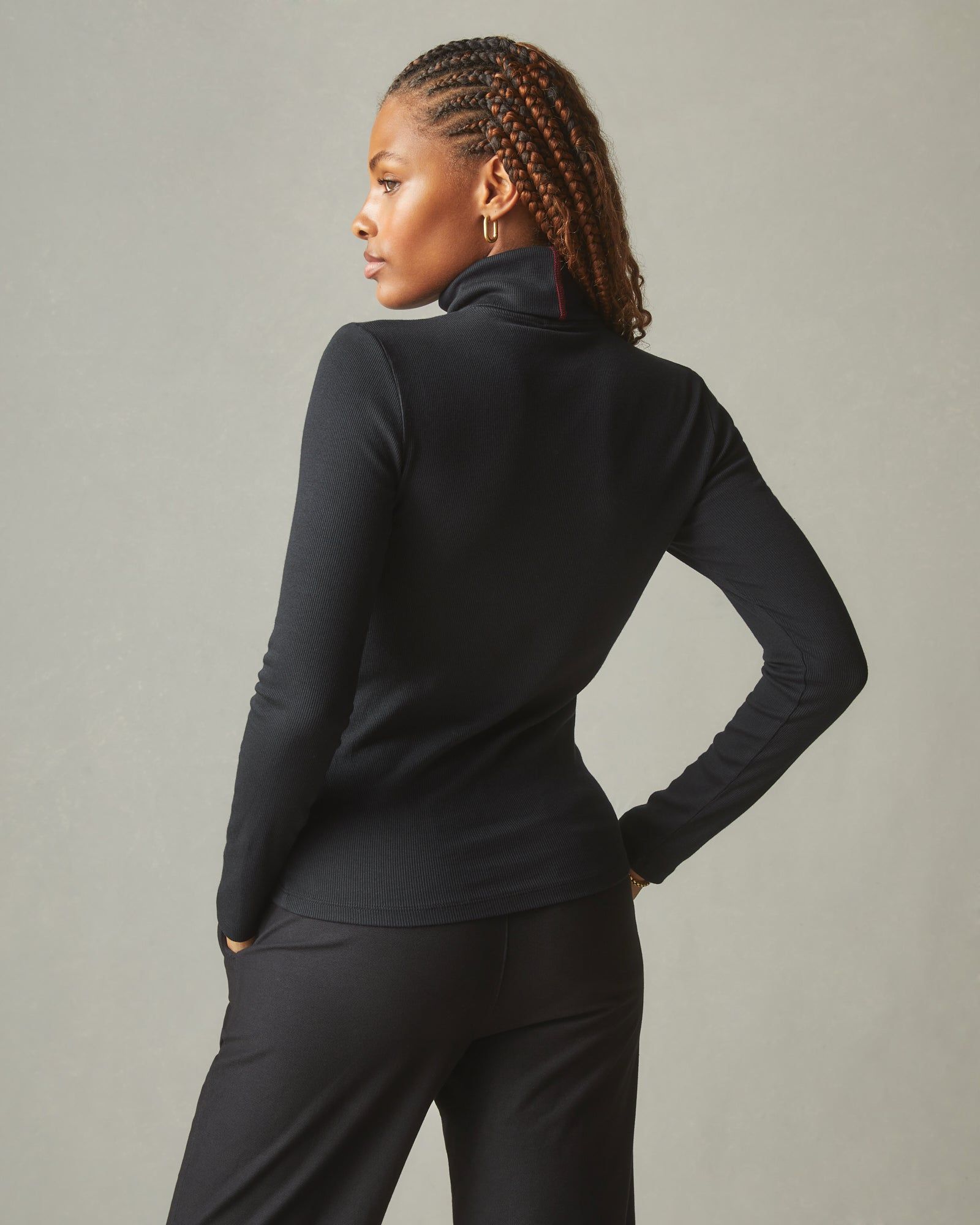 Rib Turtleneck - Meteorite sold by American Giant product image thumbnail 2