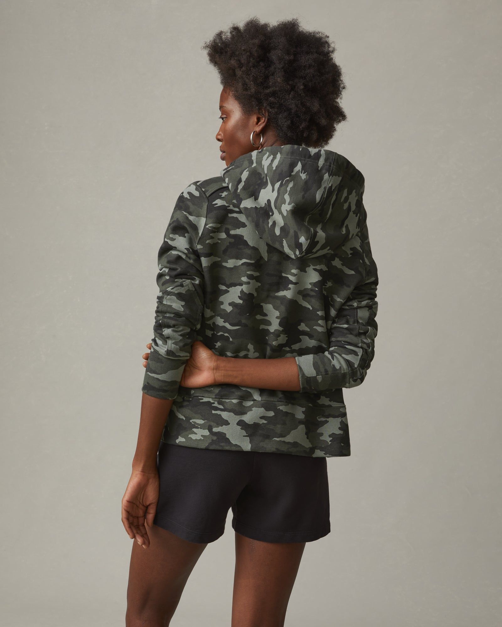 Classic Full Zip - Forest Camo sold by American Giant product image thumbnail 3