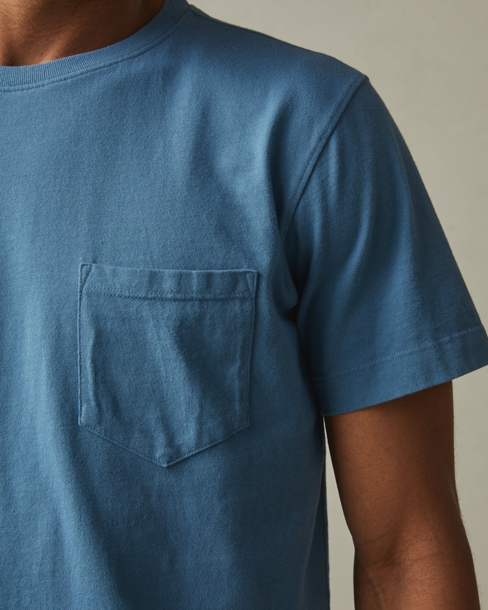 Men's Heavyweight Pocket Tee - Urban Sky sold by American Giant product image thumbnail 4