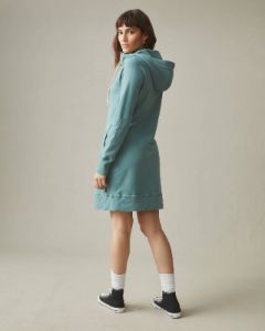 Women's Zipper Hoodie Dress - Azure Sage sold by American Giant