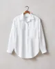 Women's Linen Long Sleeve Shirt  - Optic White sold by American Giant