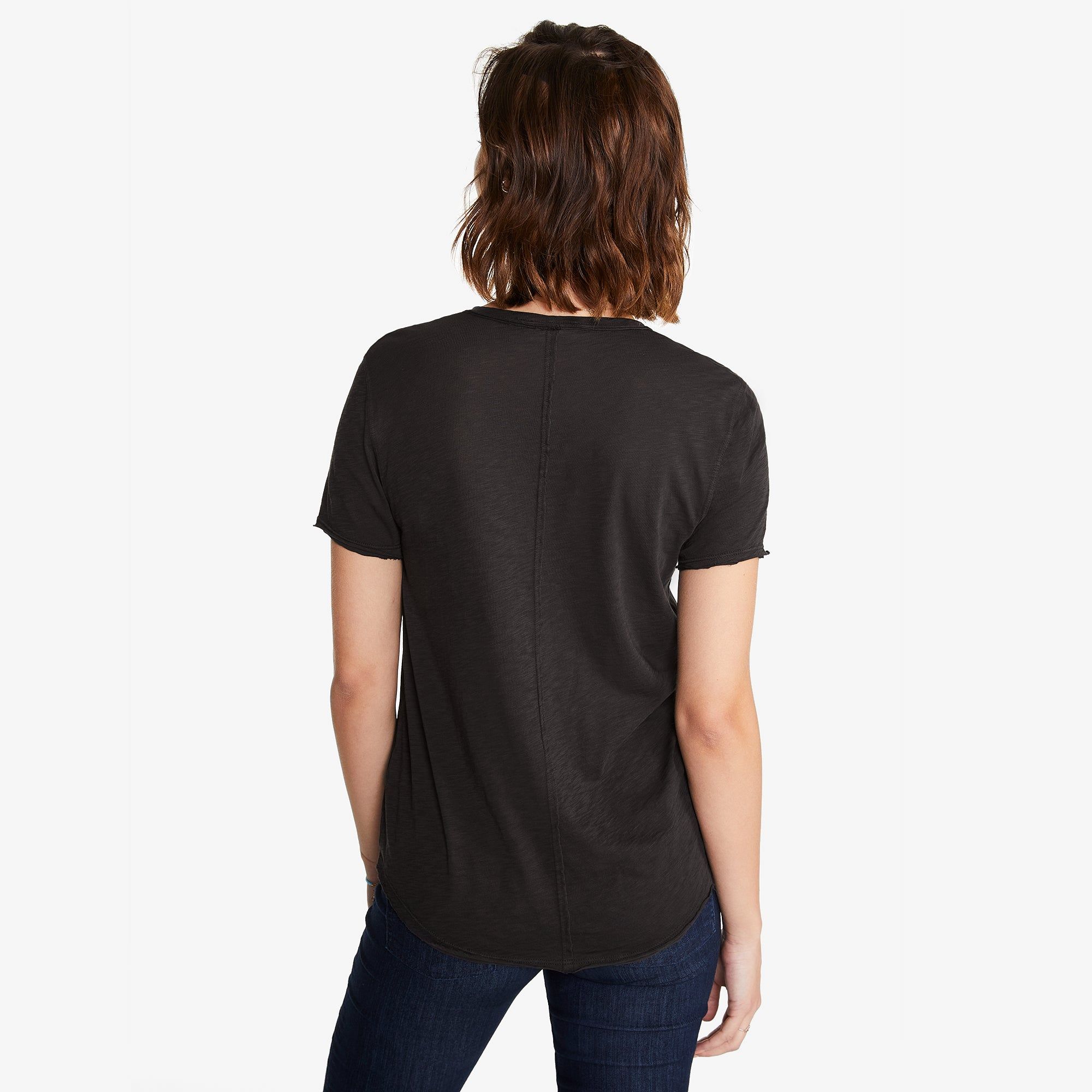 Airy Supima Crew Tee - Chalkboard sold by American Giant product image thumbnail 2