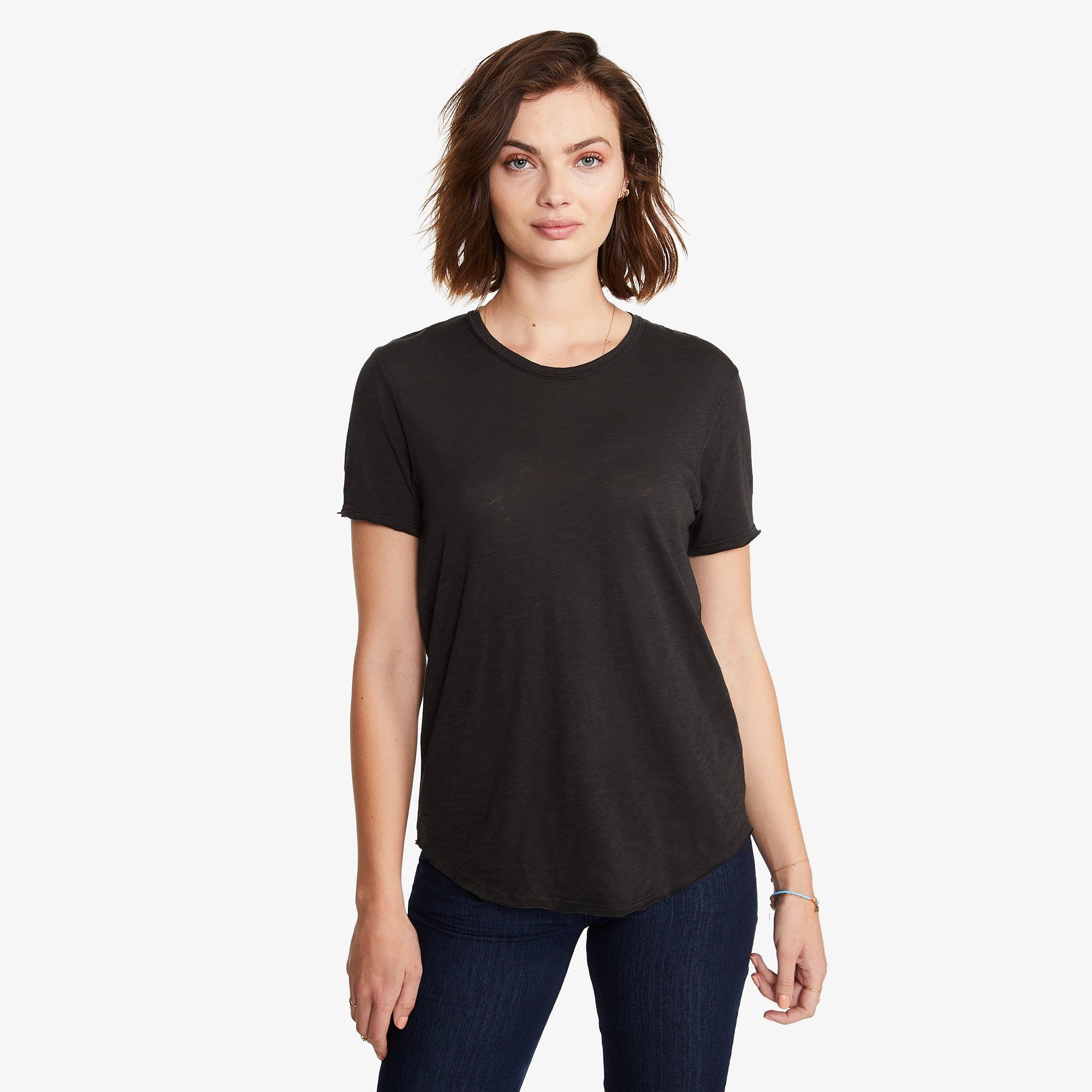 Airy Supima Crew Tee - Chalkboard sold by American Giant product image thumbnail 6