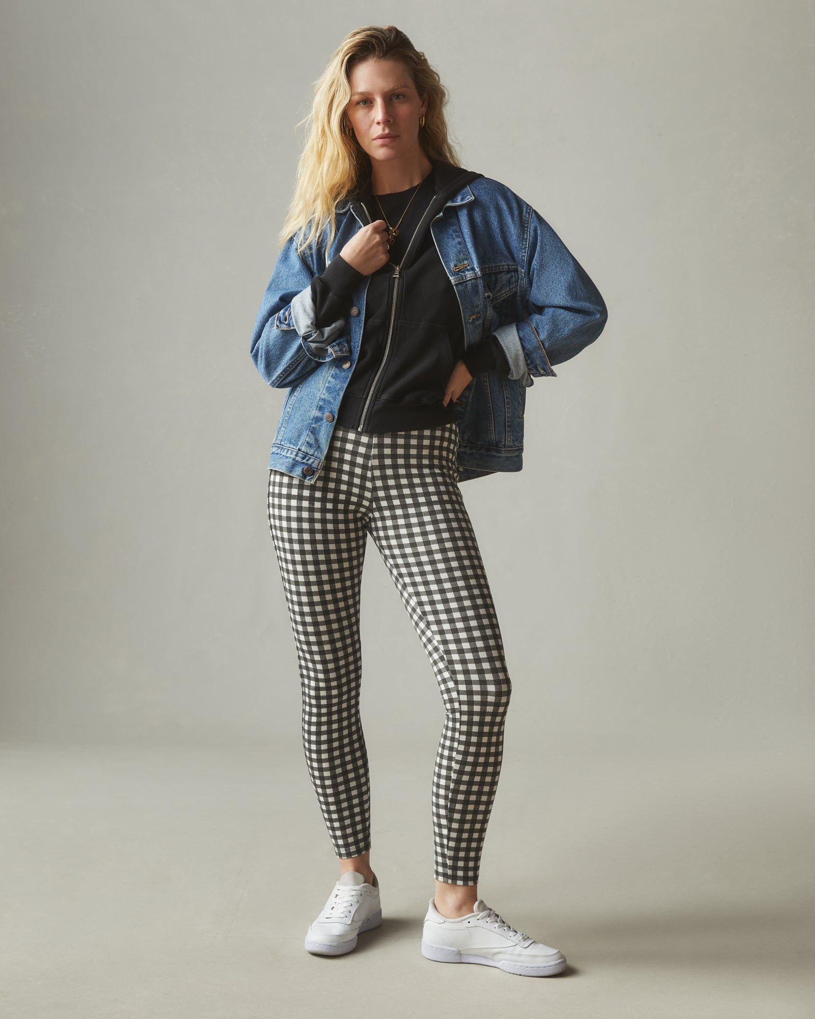 Women's Holiday Legging - Gingham sold by American Giant product image thumbnail 4