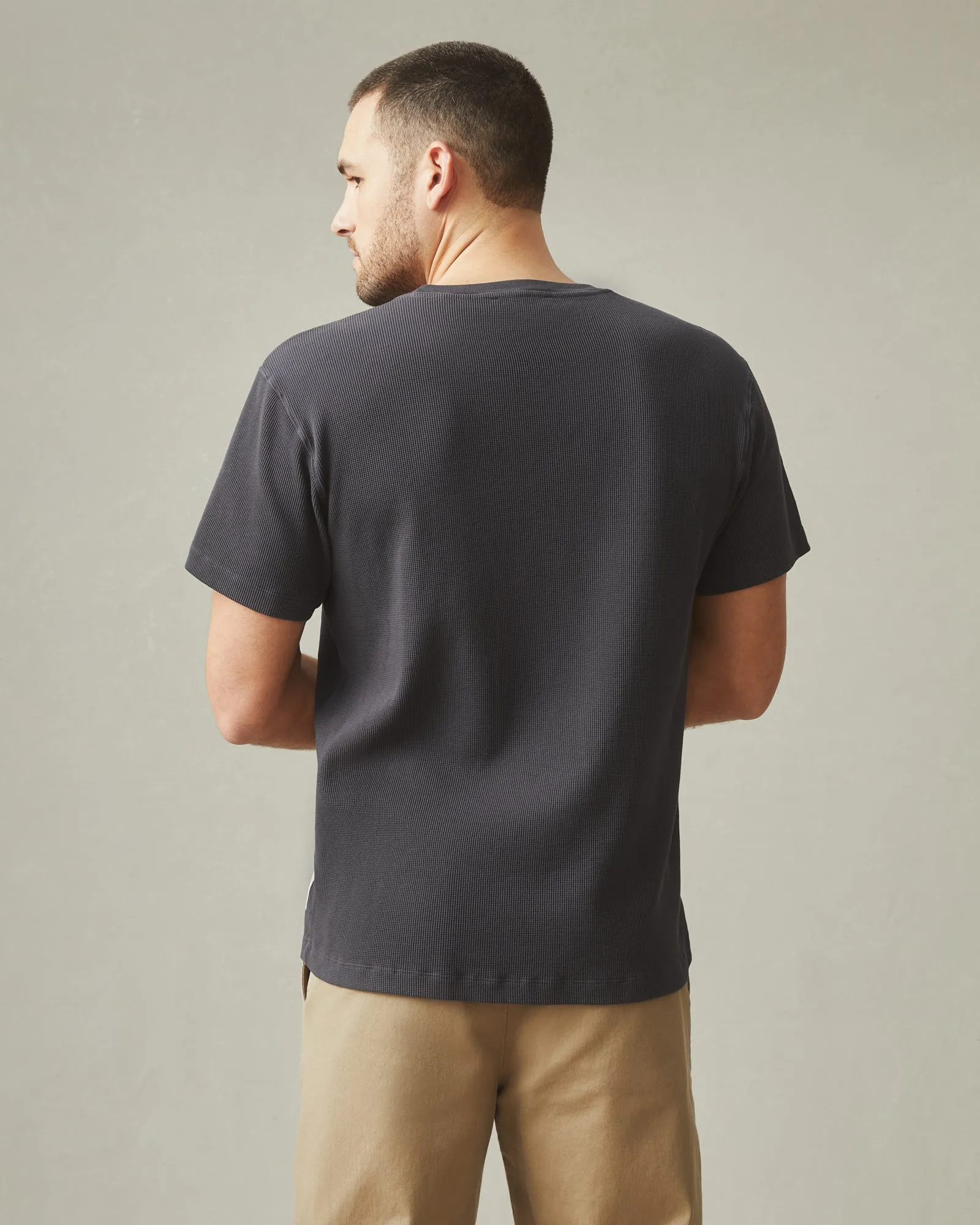 Waffle Crew Tee - Metropolitan Grey sold by American Giant product image thumbnail 4