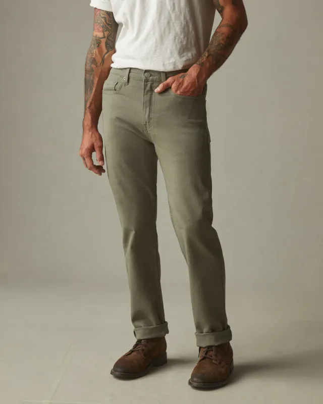 Men's Roughneck Pant Straight - Tea Leaf sold by American Giant