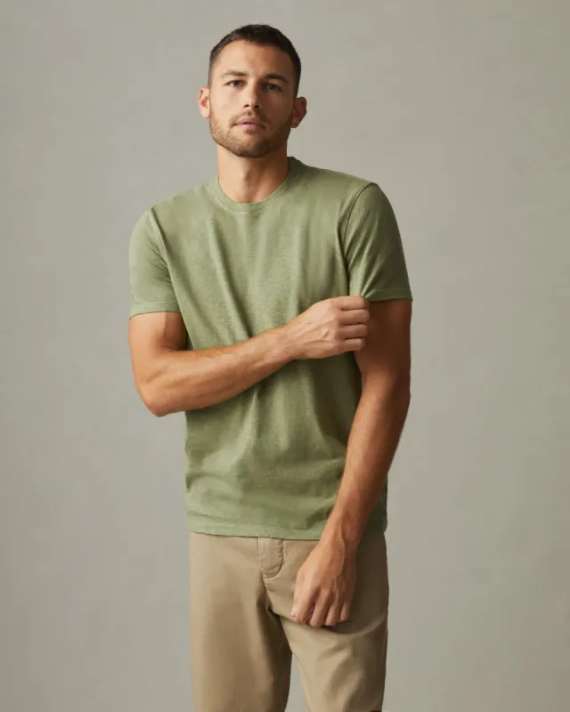 Premium Slub Crew Tee - Pale Sage sold by American Giant