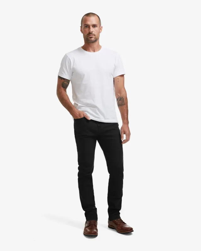 Men's Roughneck Pant Slim - Super Black sold by American Giant
