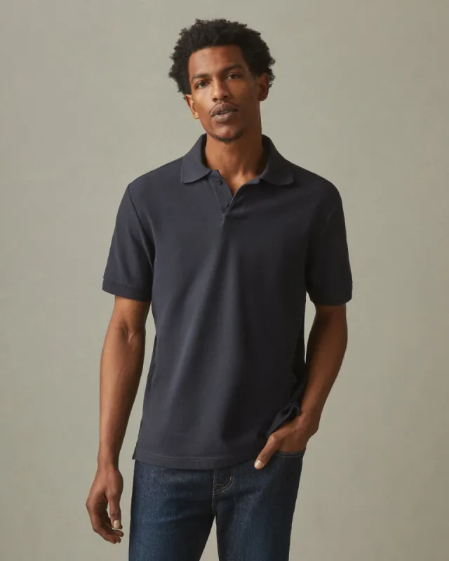 Men's Standard Polo - Dark Navy sold by American Giant