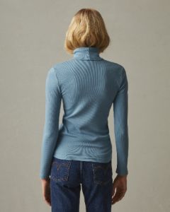 Micro Rib Turtleneck - Lead sold by American Giant