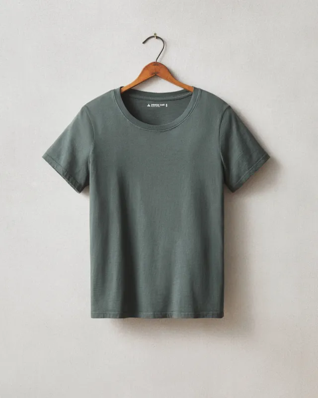 Women's Classic Cotton Crew Tee - Balsam sold by American Giant