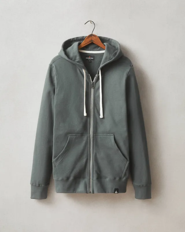 Carolina Midweight Full Zip - Balsam sold by American Giant