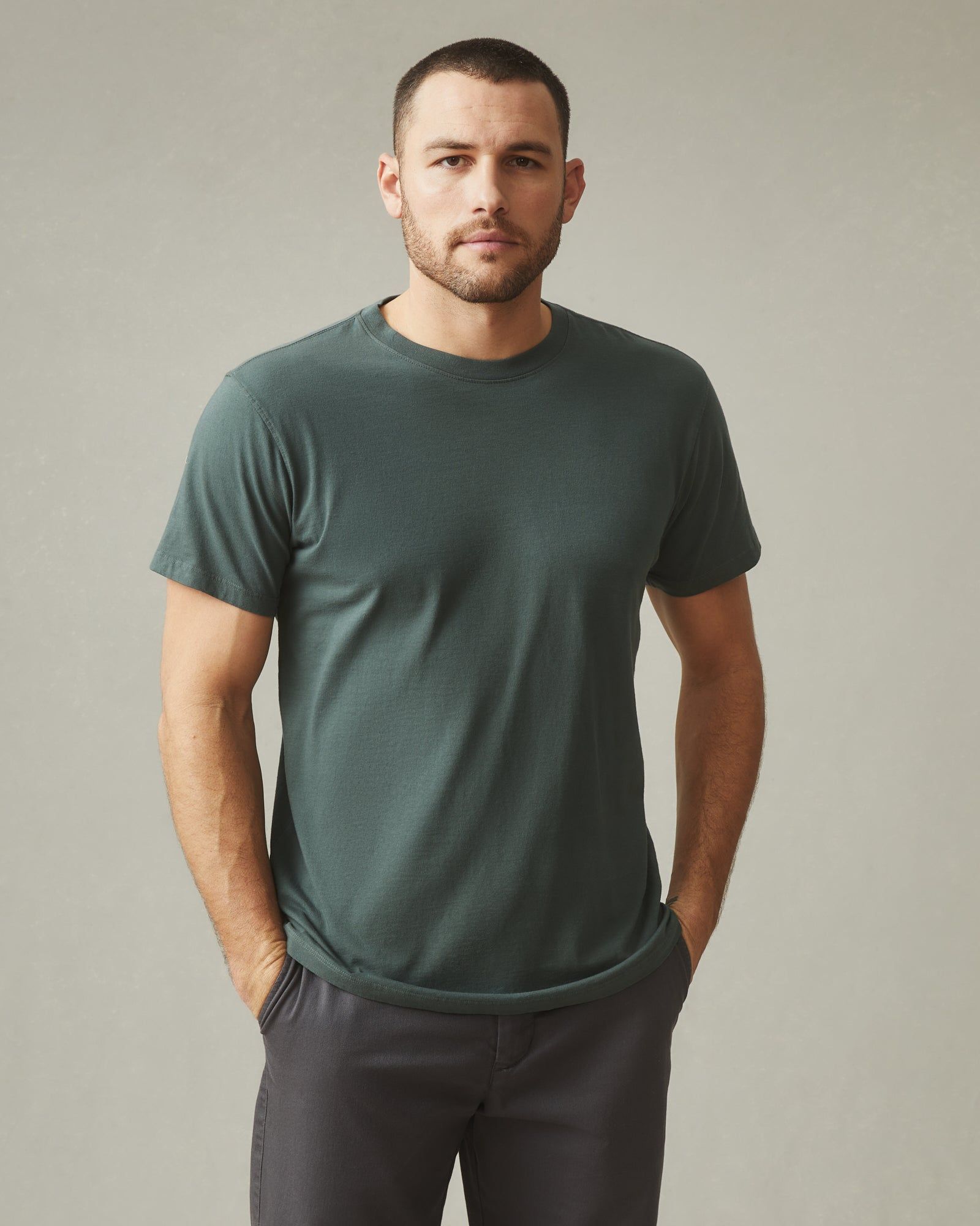 Men's Classic Cotton Crew Tee - Balsam sold by American Giant product image thumbnail 2