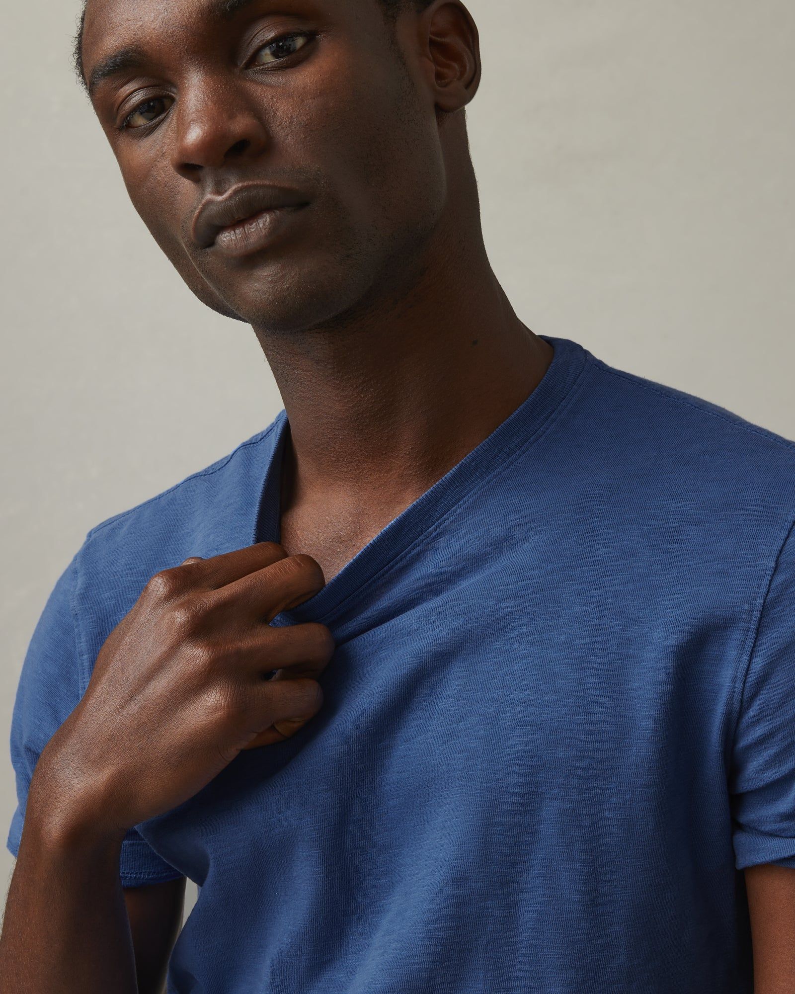 Premium Slub Crew Tee - Harbor Blue sold by American Giant product image thumbnail 5