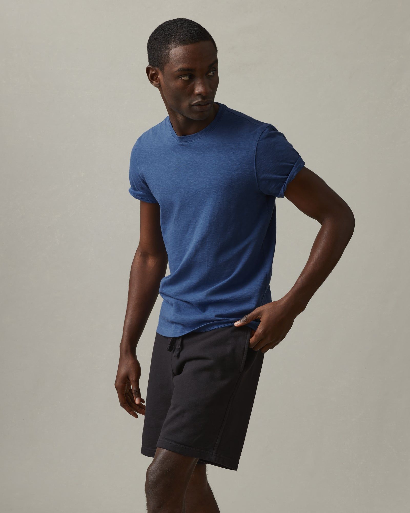 Premium Slub Crew Tee - Harbor Blue sold by American Giant product image thumbnail 2