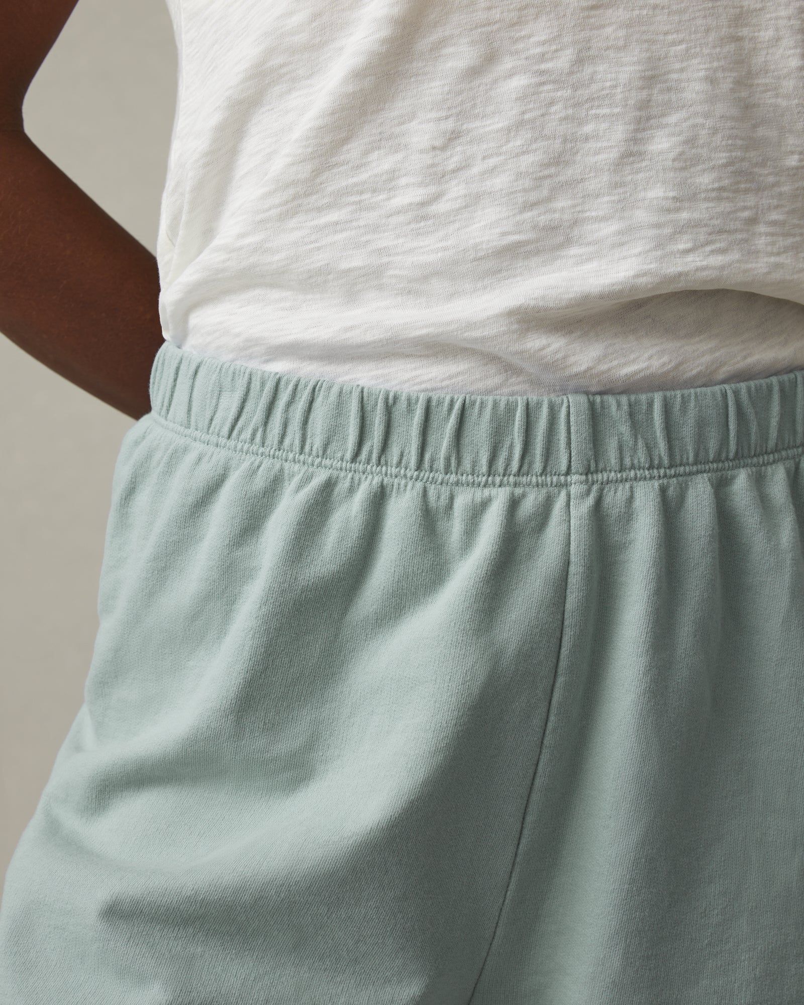 Lightweight Cotton Sweatshort - Aqua Grey sold by American Giant product image thumbnail 2
