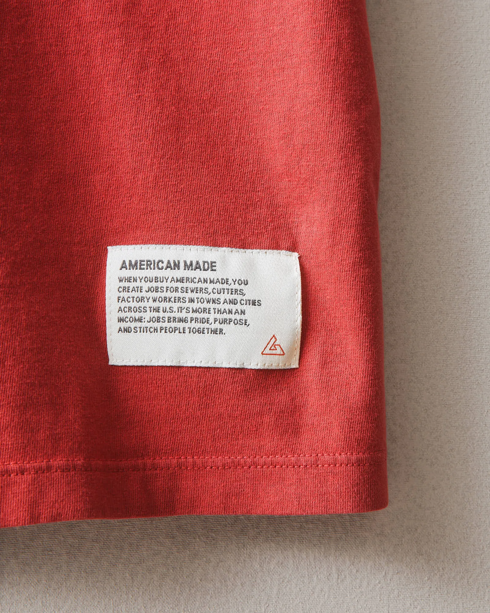 Unisex American Made Tee - Red Desert sold by American Giant product image thumbnail 4