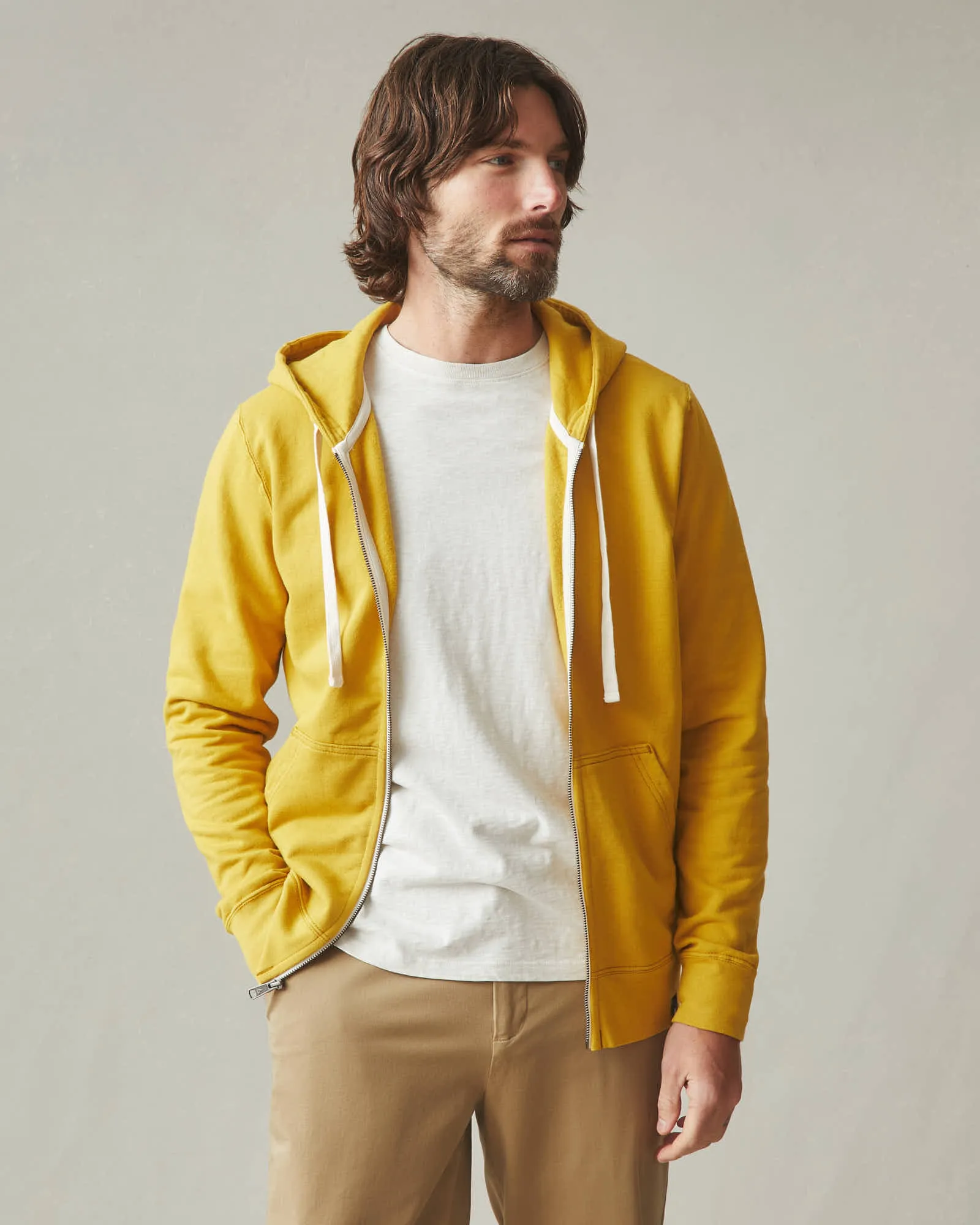 Carolina Full Zip - Golden Honey sold by American Giant product image thumbnail 3