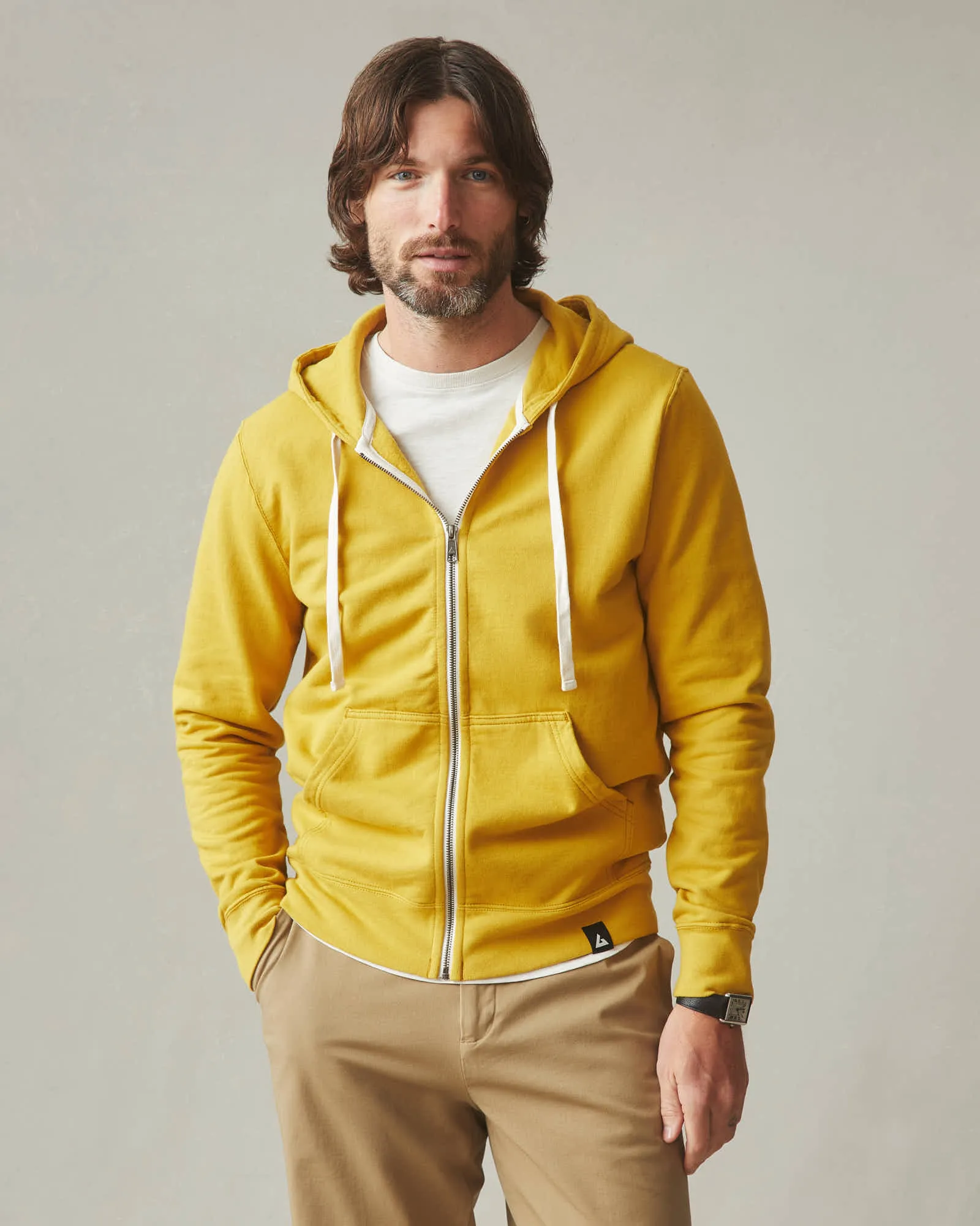 Carolina Full Zip - Golden Honey sold by American Giant product image thumbnail 2