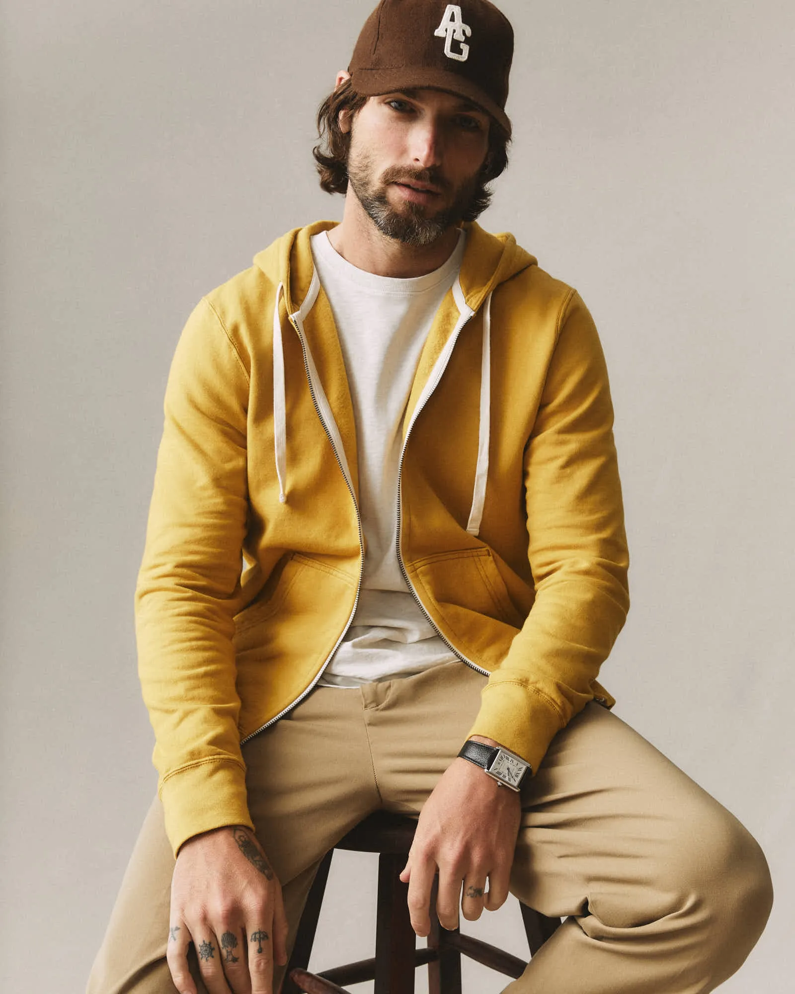 Carolina Full Zip - Golden Honey sold by American Giant product image thumbnail 5