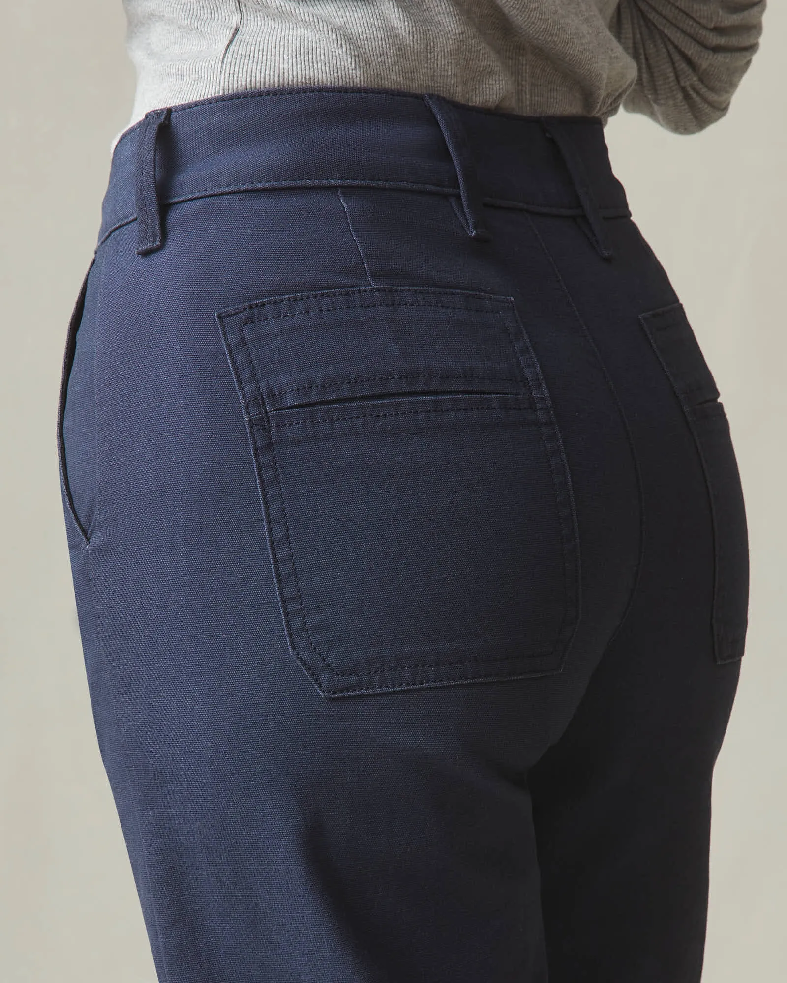 Women's Wide Leg Pant - Navy sold by American Giant product image thumbnail 3