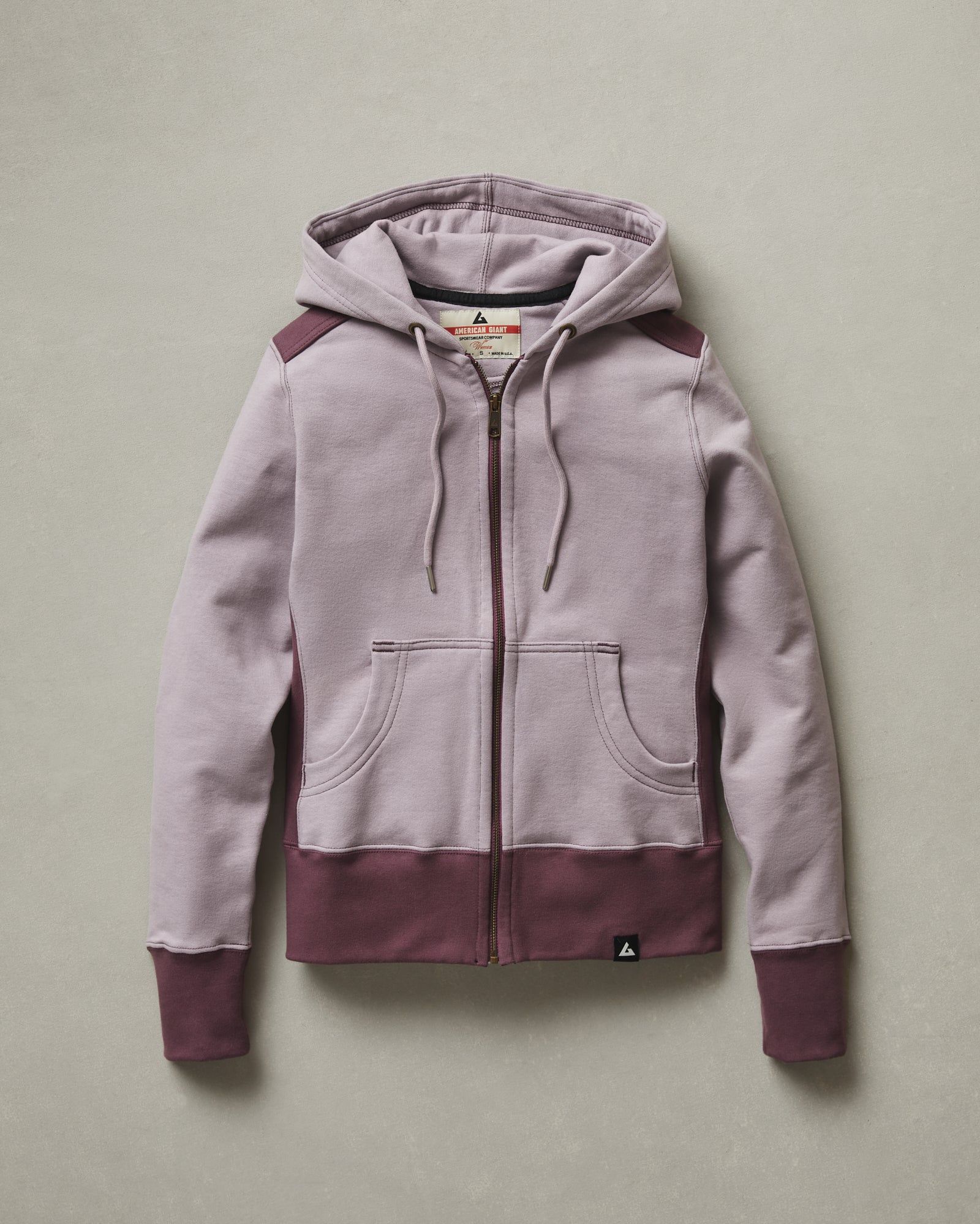 Classic Full Zip - Silver Lilac Vault sold by American Giant