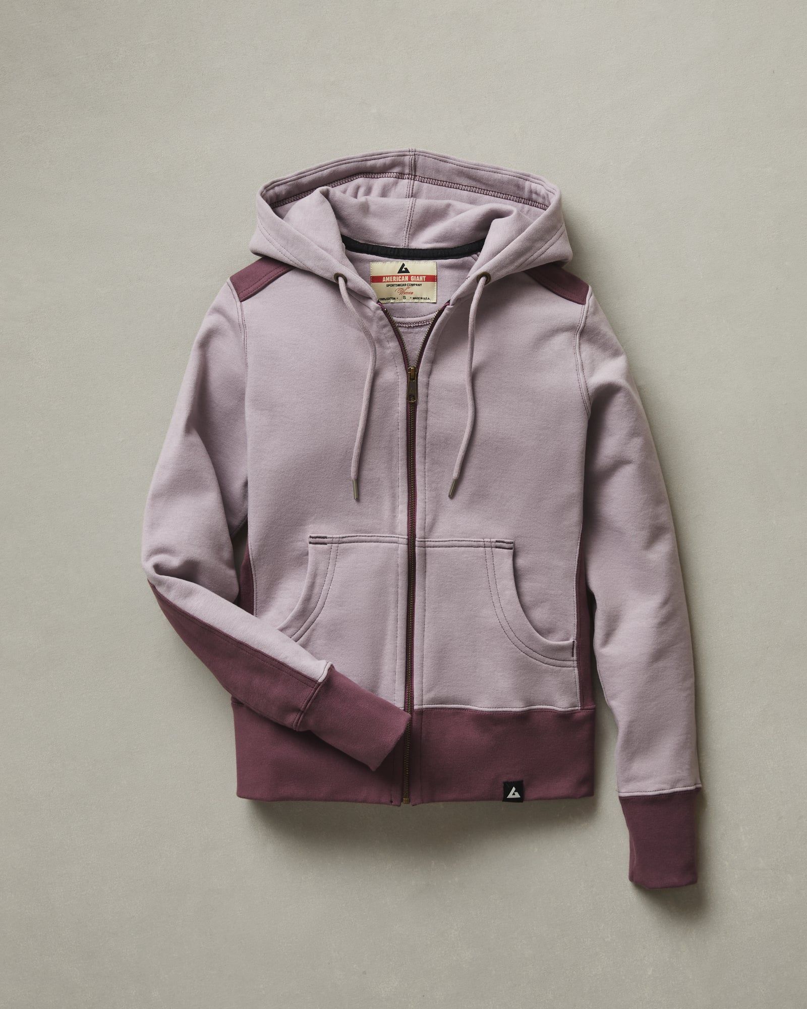 Classic Full Zip - Silver Lilac Vault sold by American Giant product image thumbnail 2