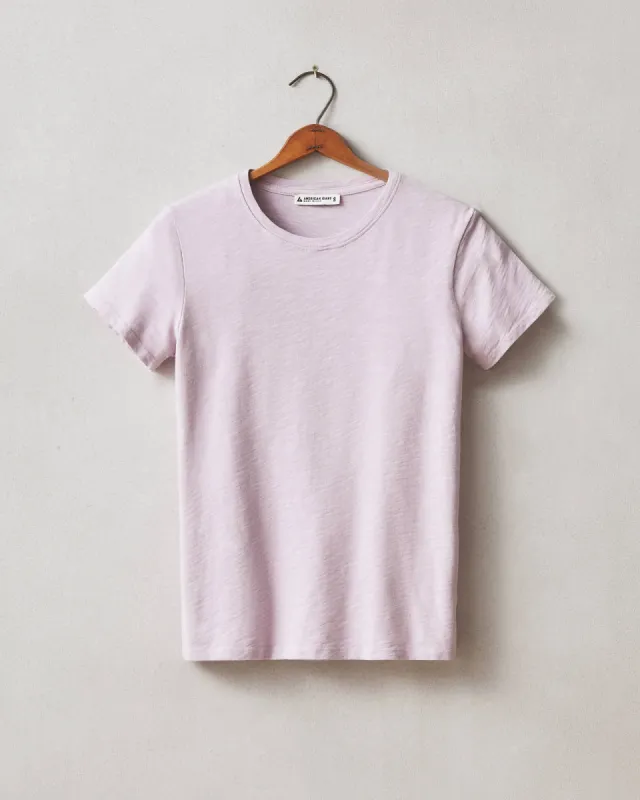 Women's Premium Slub Crew Tee - Lavender Frost sold by American Giant