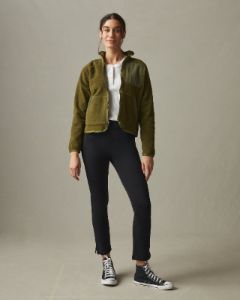No-BS High-Rise Kick Flare Pant - Super Black sold by American Giant