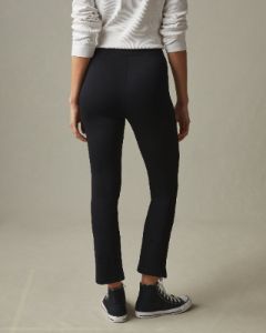 No-BS High-Rise Kick Flare Pant - Super Black sold by American Giant