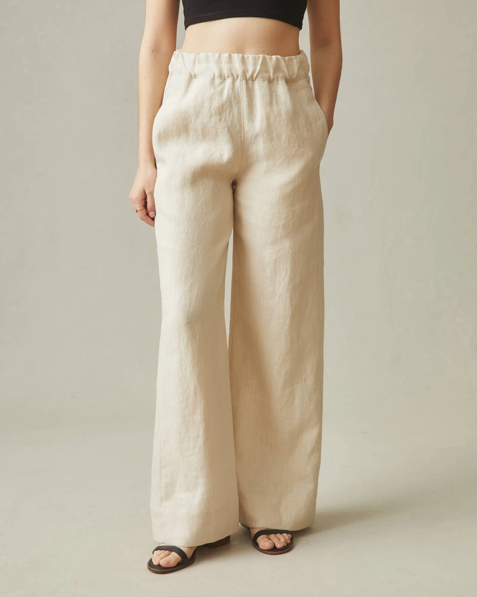 Women's Easy Linen Wide Leg Pant - Cotton sold by American Giant product image thumbnail 2