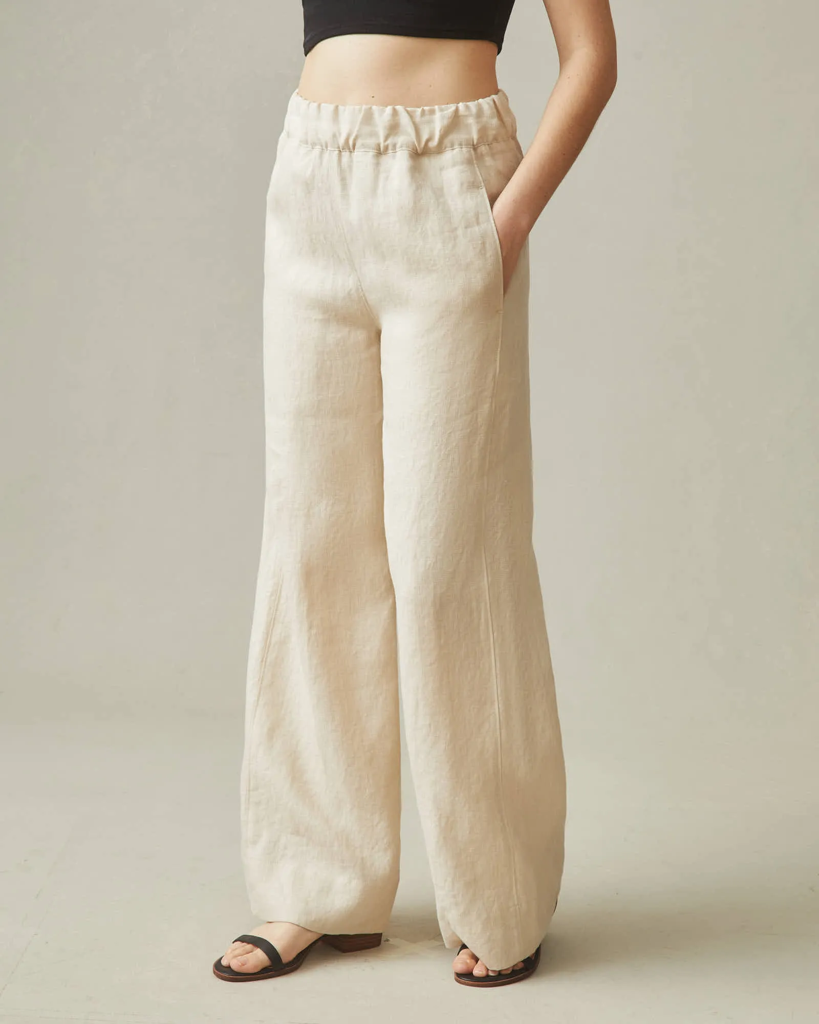 Women's Easy Linen Wide Leg Pant - Cotton sold by American Giant product image thumbnail 3
