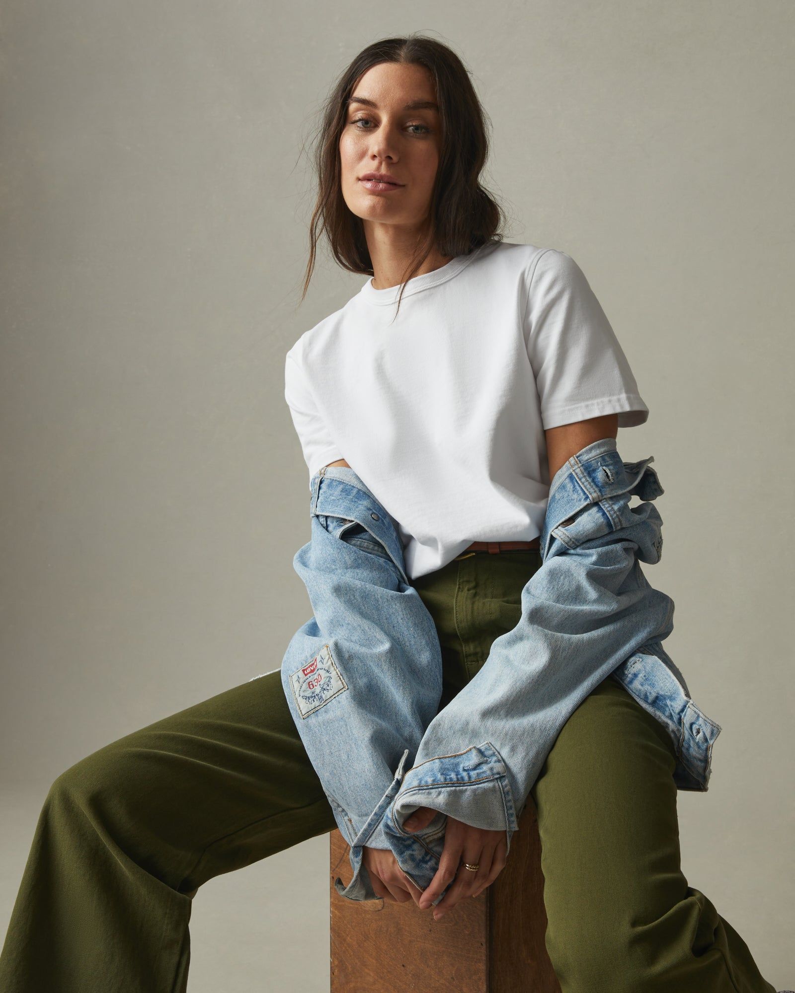 Everest Tee - White sold by American Giant product image thumbnail 5