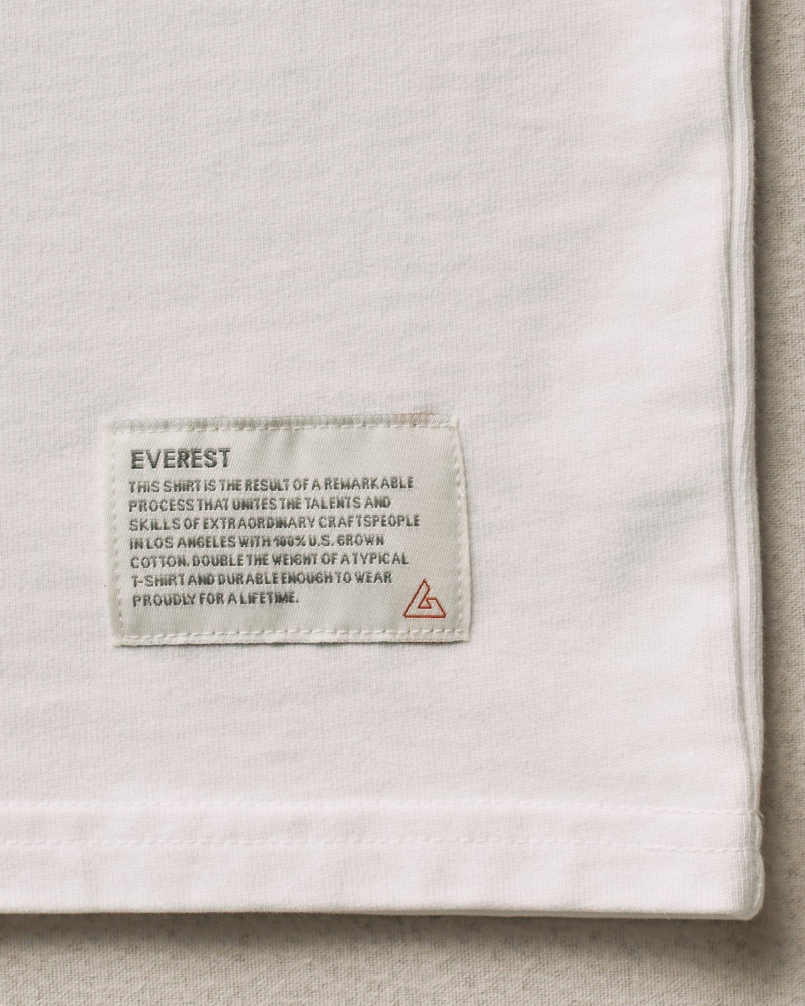 Everest Tee - White sold by American Giant product image thumbnail 6