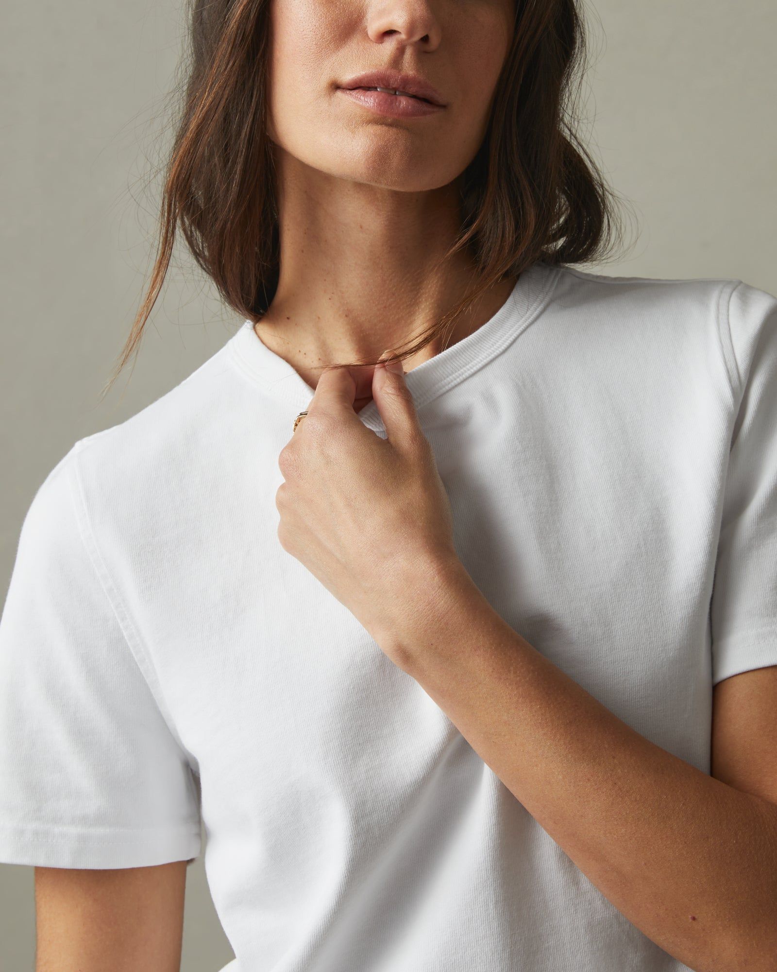 Everest Tee - White sold by American Giant product image thumbnail 4