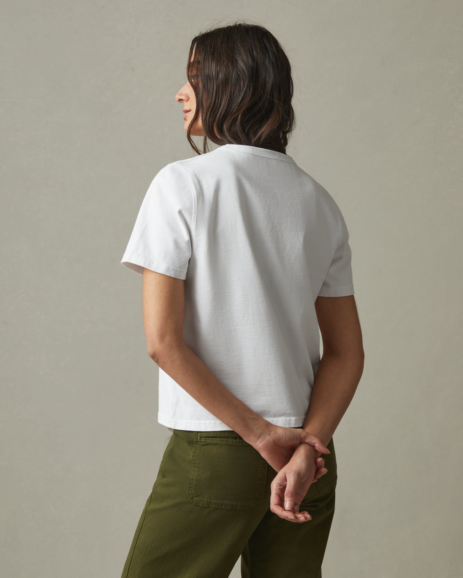 Everest Tee - White sold by American Giant product image thumbnail 3