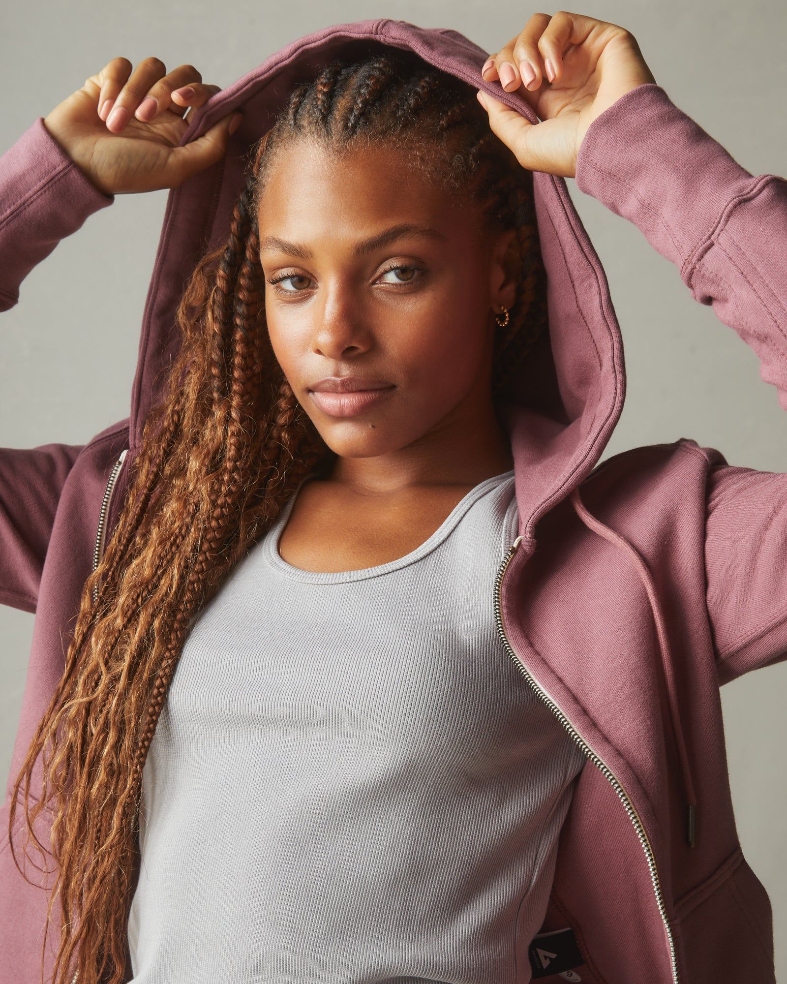 Women's Classic Full Zip - Wild Ginger sold by American Giant product image thumbnail 4