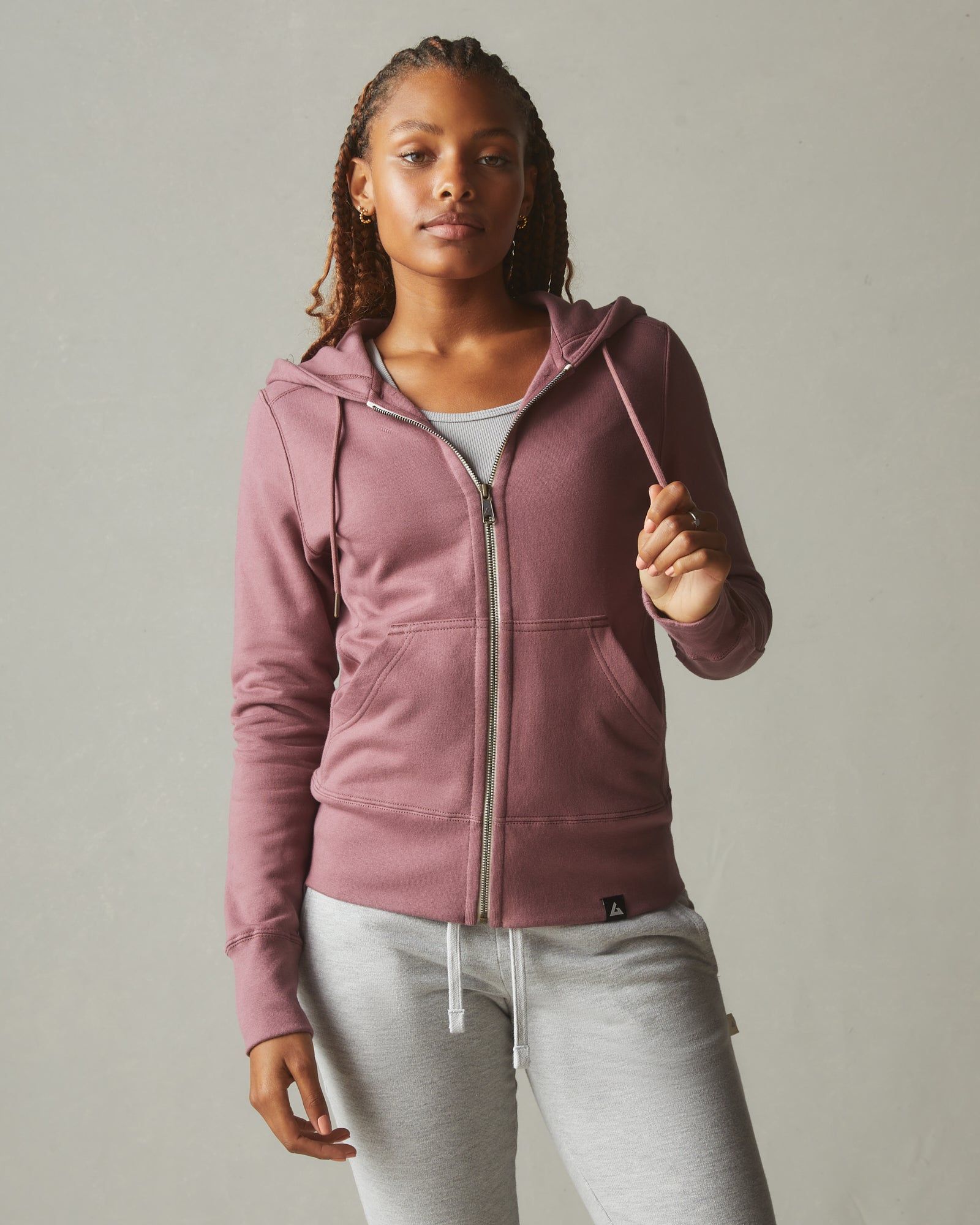 Women's Classic Full Zip - Wild Ginger sold by American Giant