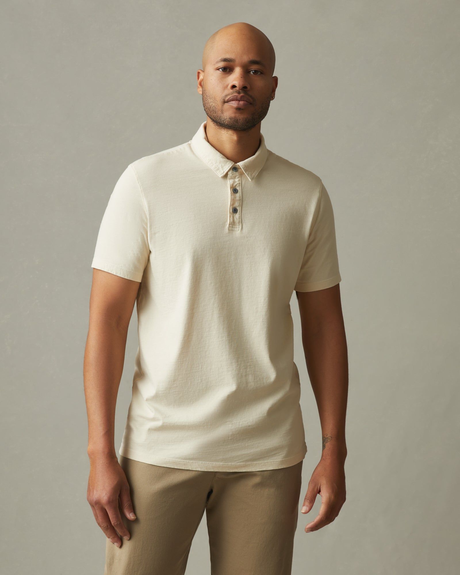Classic Cotton Polo - Turtledove sold by American Giant