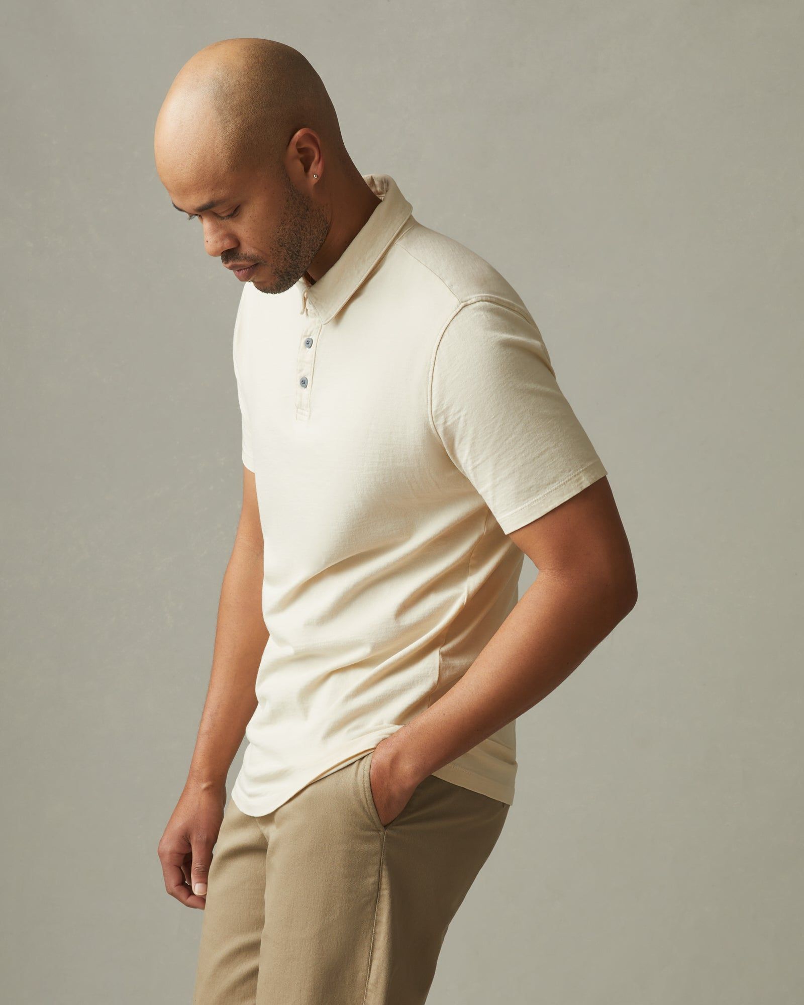 Classic Cotton Polo - Turtledove sold by American Giant product image thumbnail 2