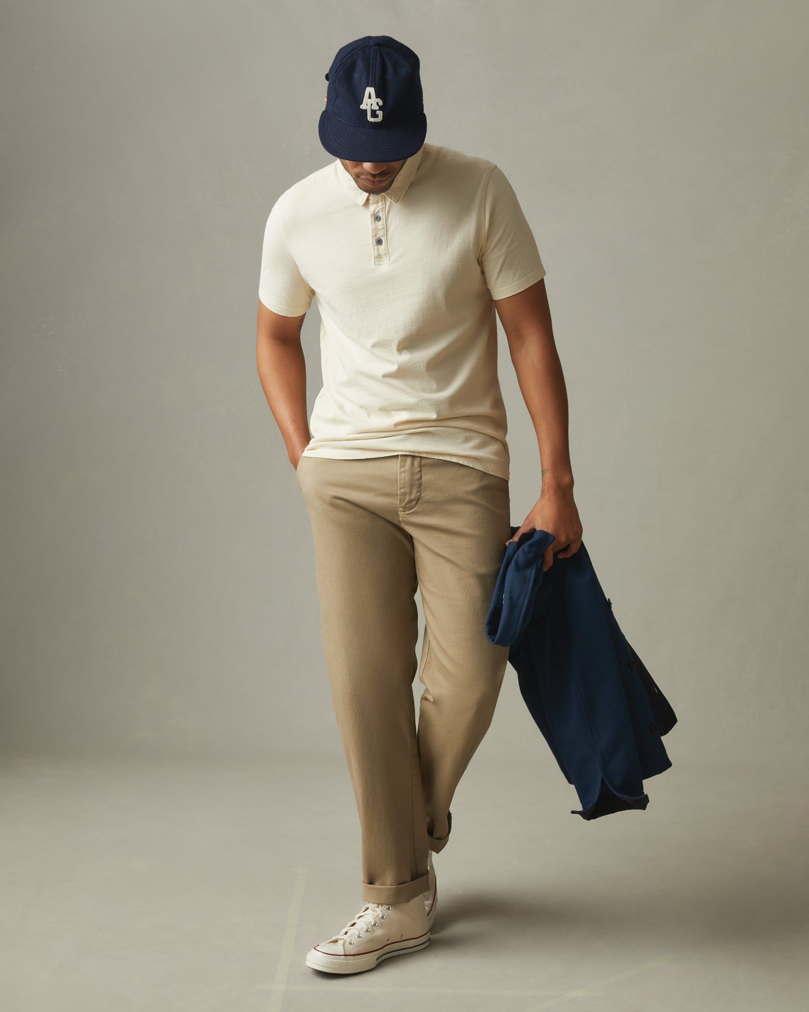 Classic Cotton Polo - Turtledove sold by American Giant product image thumbnail 5