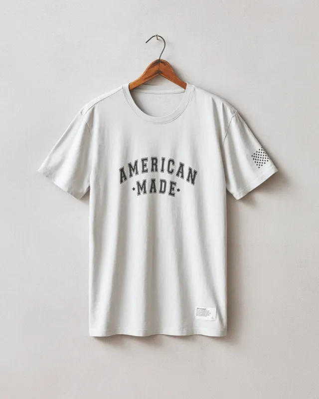 Unisex American Made Tee - Silver sold by American Giant