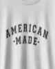 Unisex American Made Tee - Silver sold by American Giant